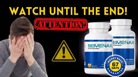 semenax side effects|semenax how long for results.